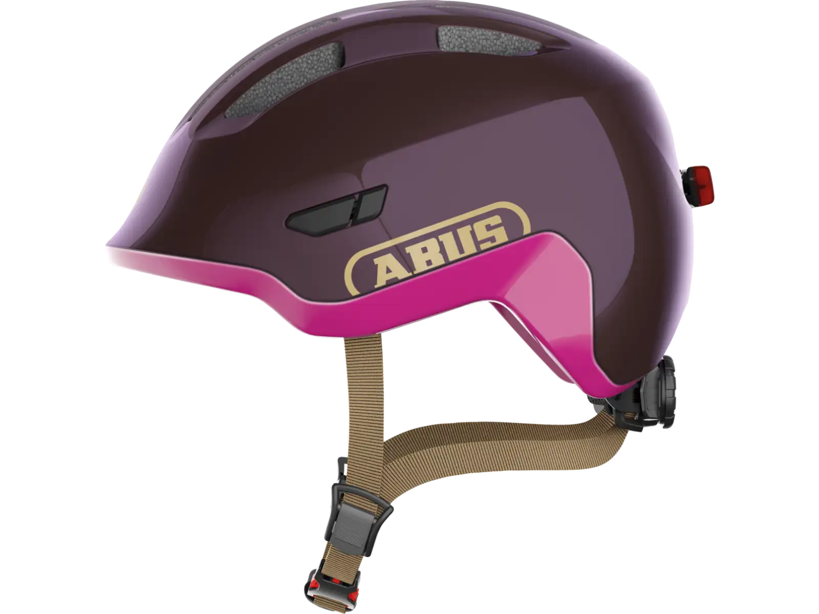 Abus Smiley 3.0 ACE LED dětská přilba Royal Purple