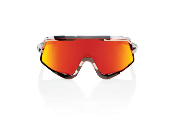 100% Glendale HiPER Red Multilayer brýle grey camo/červená
