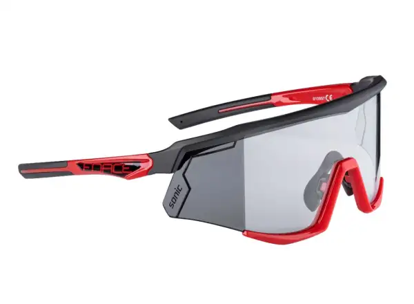 Force Sonic cyklistické brýle černá/červená, fotochromatická skla