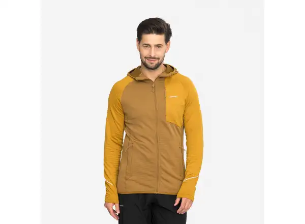 Viking Birger pánská mikina Brown/Yellow
