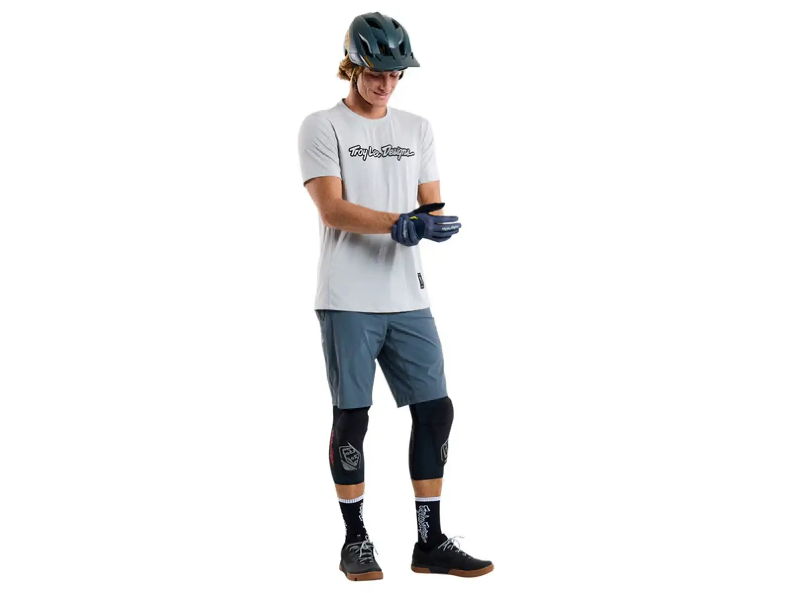 Troy Lee Designs Skyline Ride Tee pánský dres krátký rukáv Signature Mist