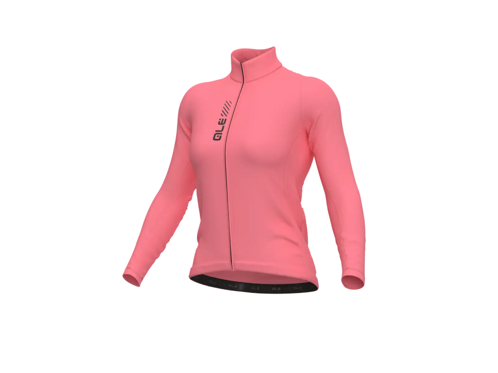 Alé Pragma Color Block dámský cyklistický dres dlouhý rukáv Blusher Pink