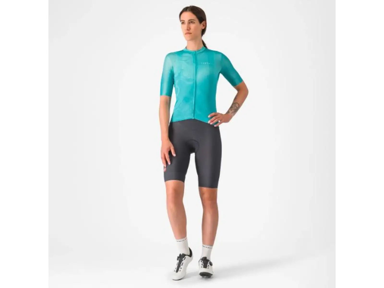 Castelli Fantasia dámský dres krátký rukáv Pool Blue