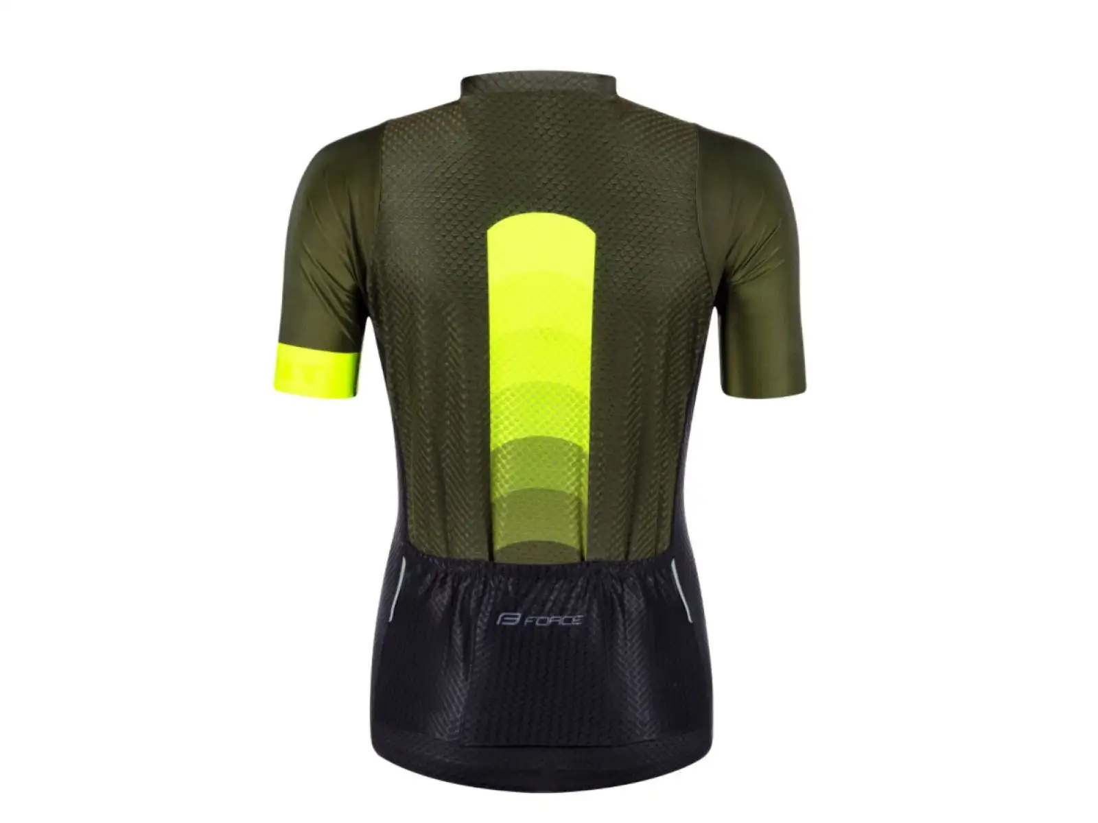 Force Ascent Lady dámský dres krátký rukáv zelená/fluo