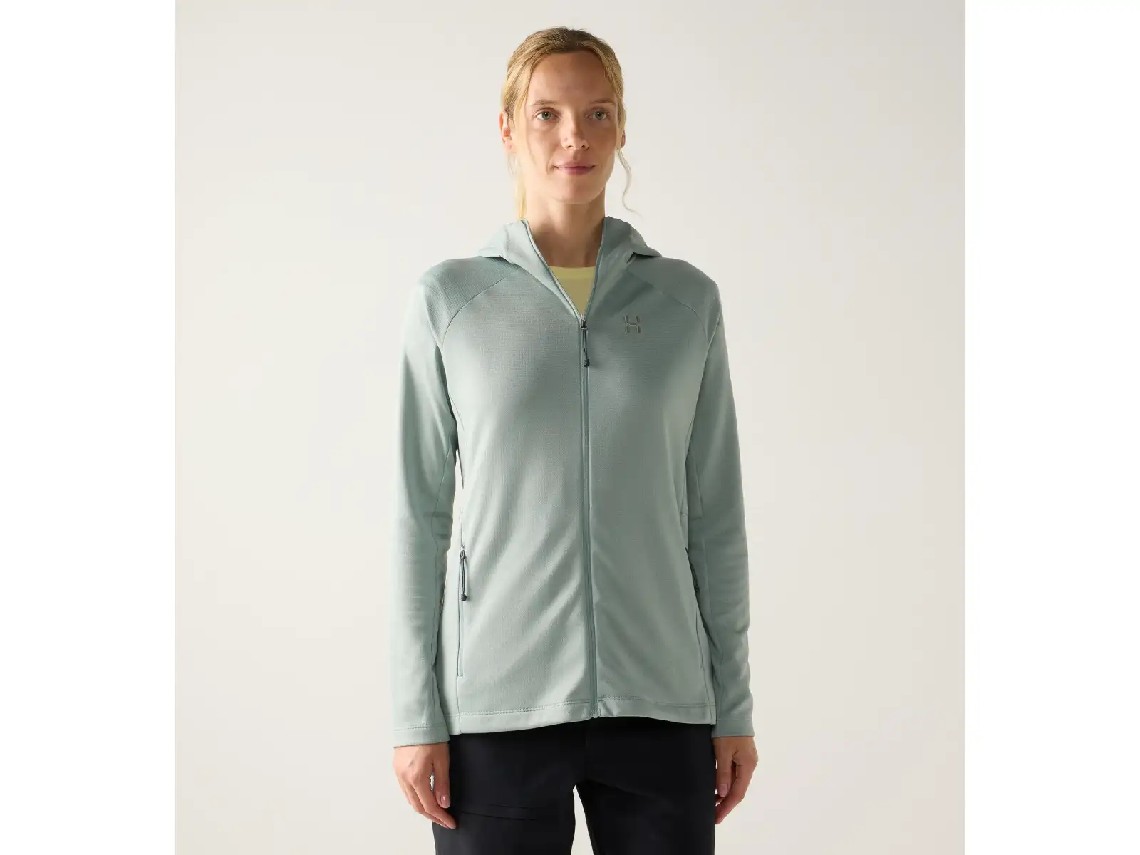 Haglöfs  Korp Mid Hood dámská mikina Dew Green