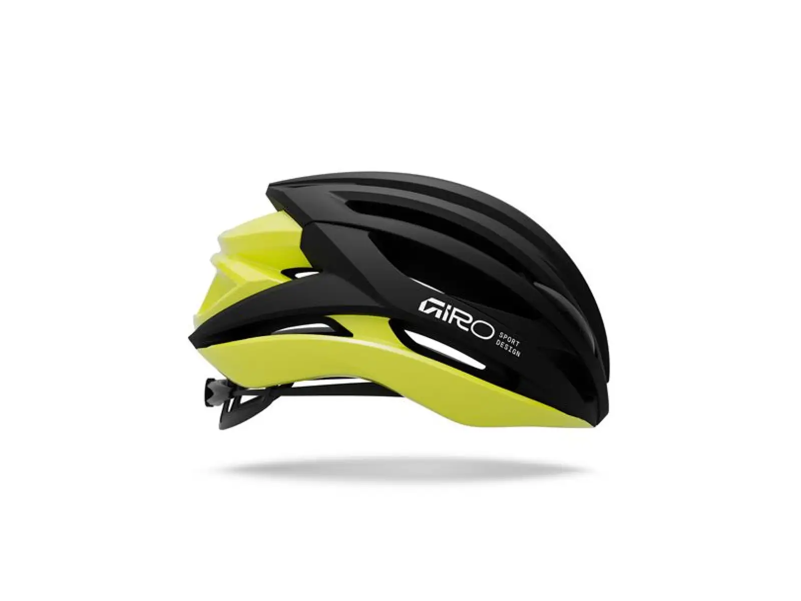 Giro Syntax MIPS silniční přilba Mat Black/Gloss Hi Viz Yellow