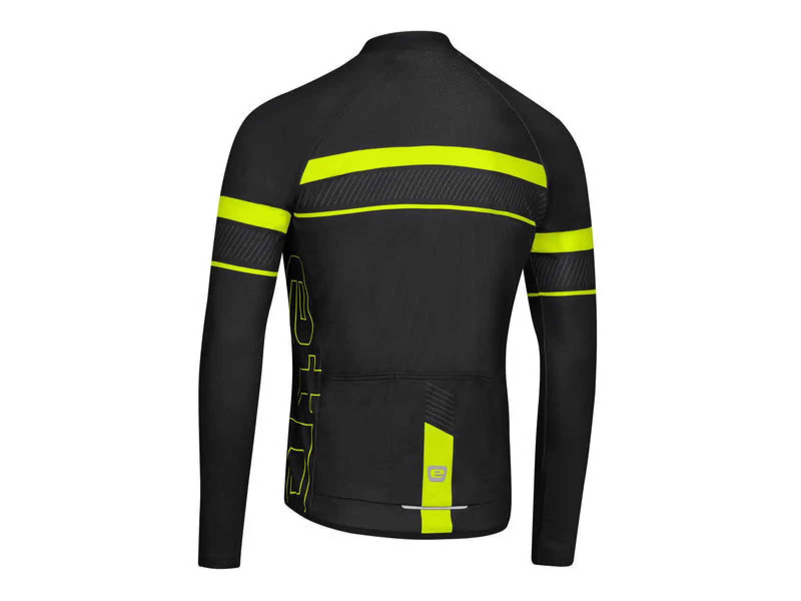 Etape Comfort 2.0 pánský dres dlouhý rukáv černá/žlutá fluo
