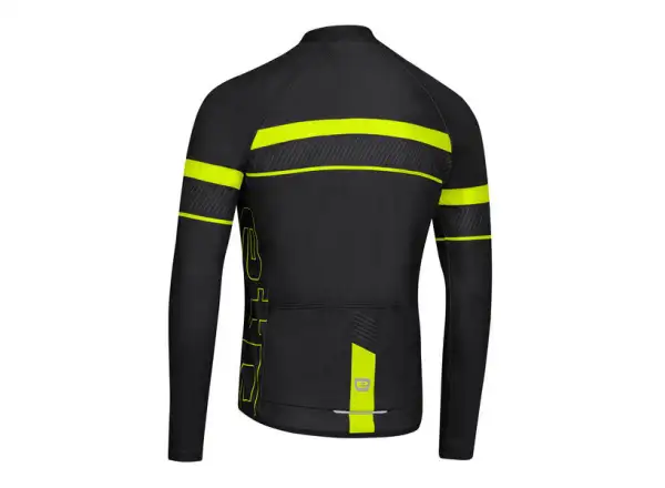 Etape Comfort 2.0 pánský dres dlouhý rukáv černá/žlutá fluo
