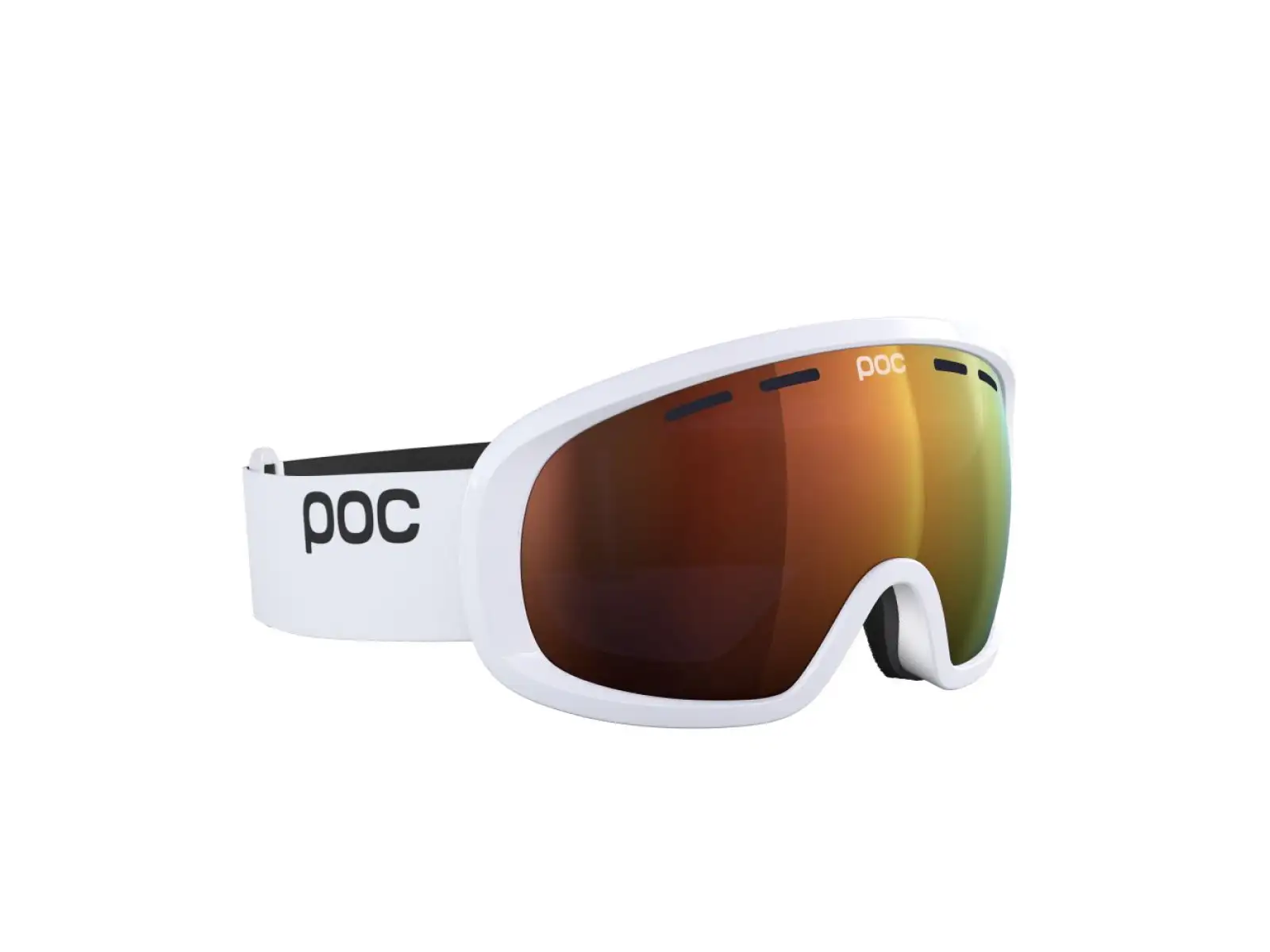 POC Fovea Mid sjezdové brýle Hydrogen White/Partly Sunny Orange