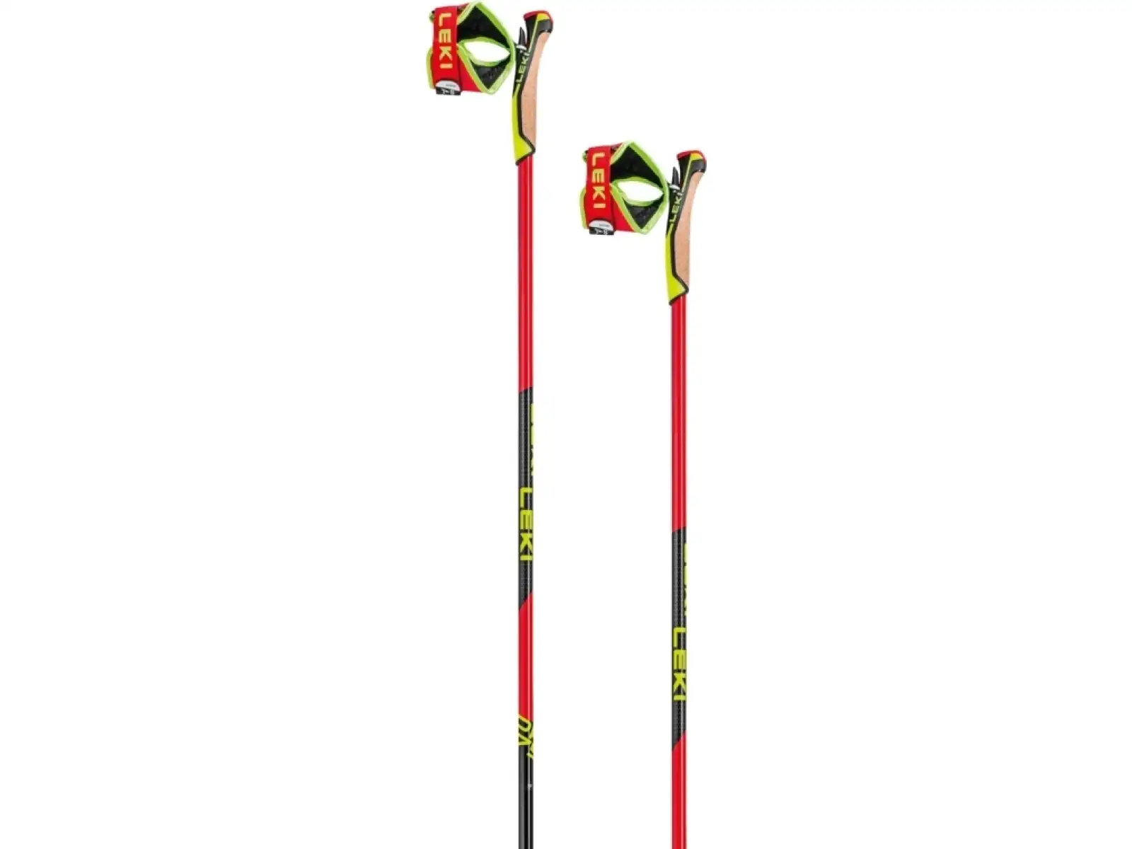 Leki PRC 750 Freesize běžecké hole bright red/neon yellow/black