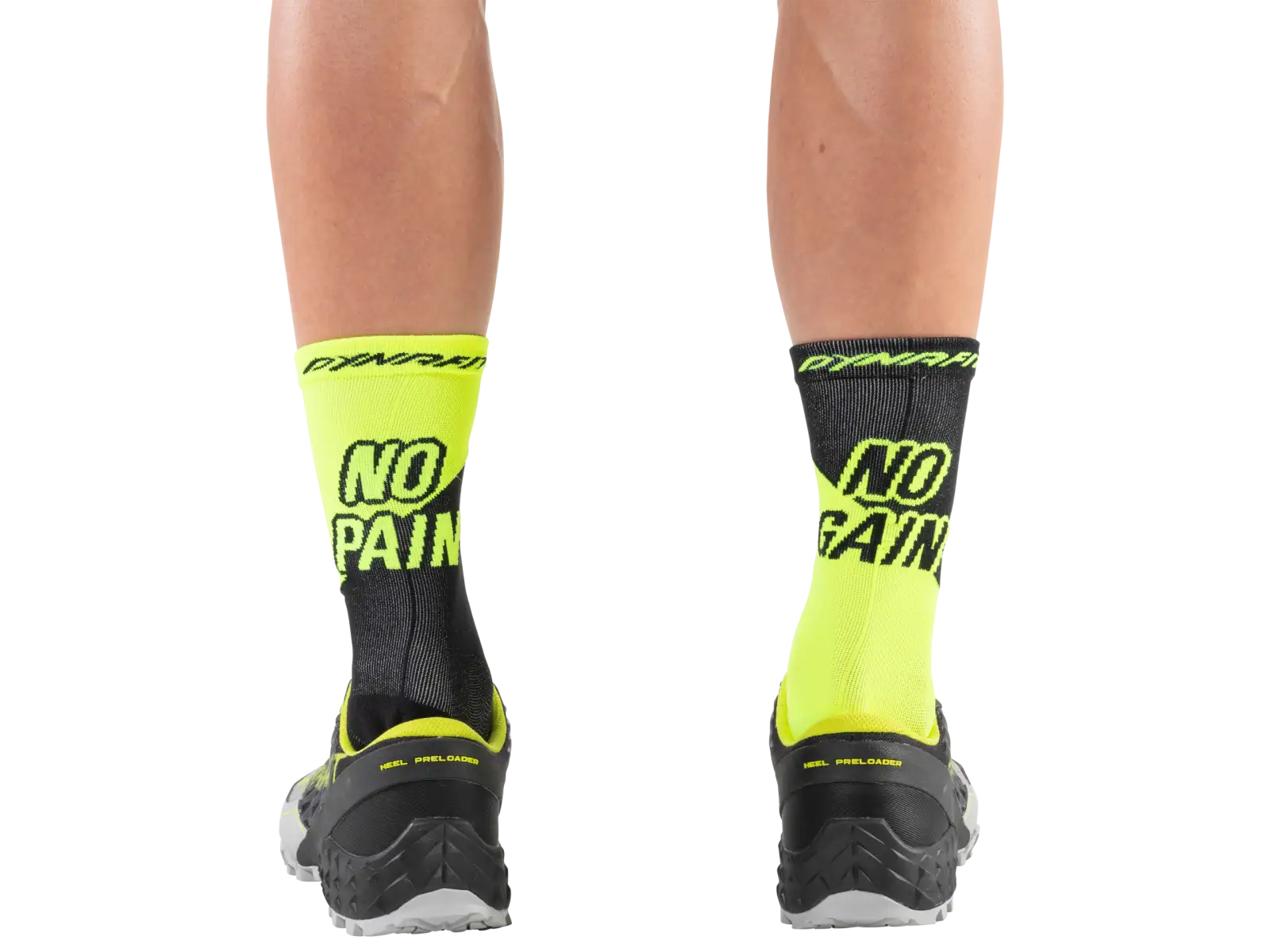 Dynafit No pain No gain sportovní ponožky Neon Yellow/Black Out