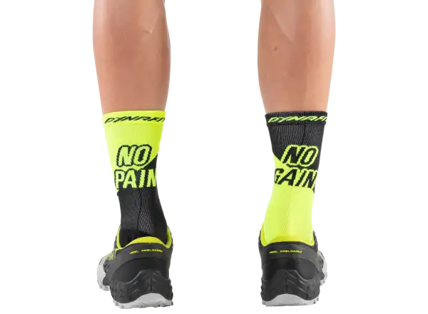 Dynafit No pain No gain sportovní ponožky Neon Yellow/Black Out