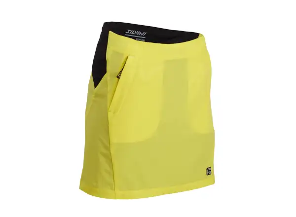Silvini Invio dámská cyklistická sukně bez vložky Yellow/Black