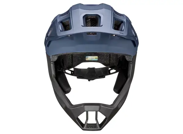 Uvex React JR Fullface MTB přilba Dusk blue matt