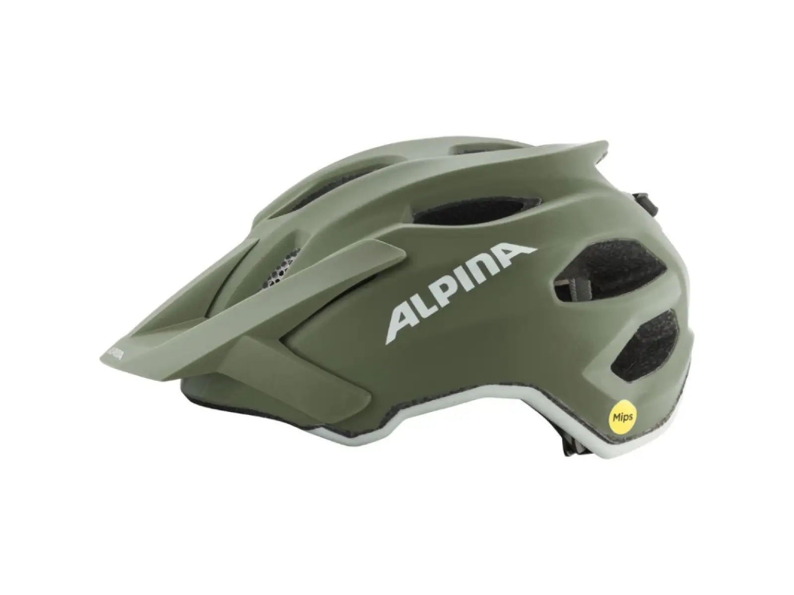 Alpina Apax JR. MIPS cyklistická přilba Olive Matt