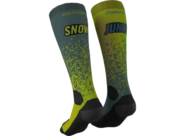 Dynafit Fee Touring Graphic lyžařské ponožky Golden Lime/Gradient