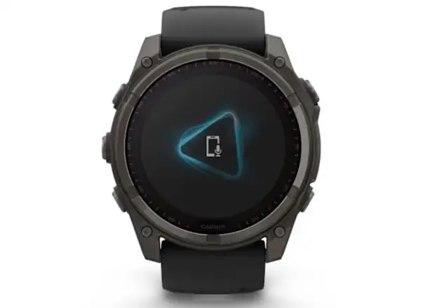 Garmin fenix 8 - 51 mm Solar Sapphire chytré hodinky Carbon DLC Titanium Black/Pebble Gray