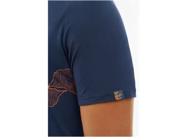 Viking Lenta Bamboo pánské triko krátký rukáv Blue