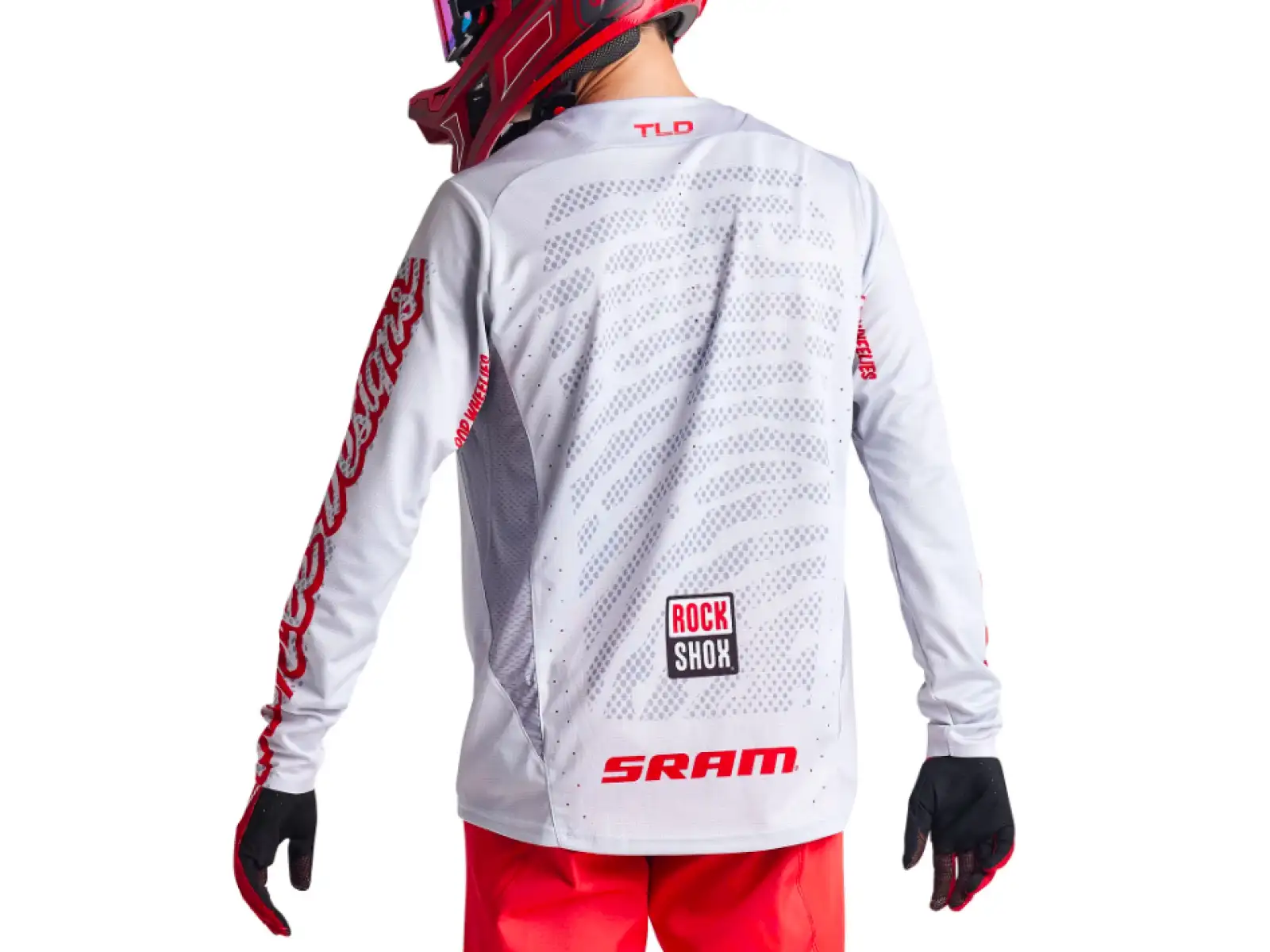 Troy Lee Designs Sprint Sram Shifted Jersey pánský dres dlouhý rukáv Cement