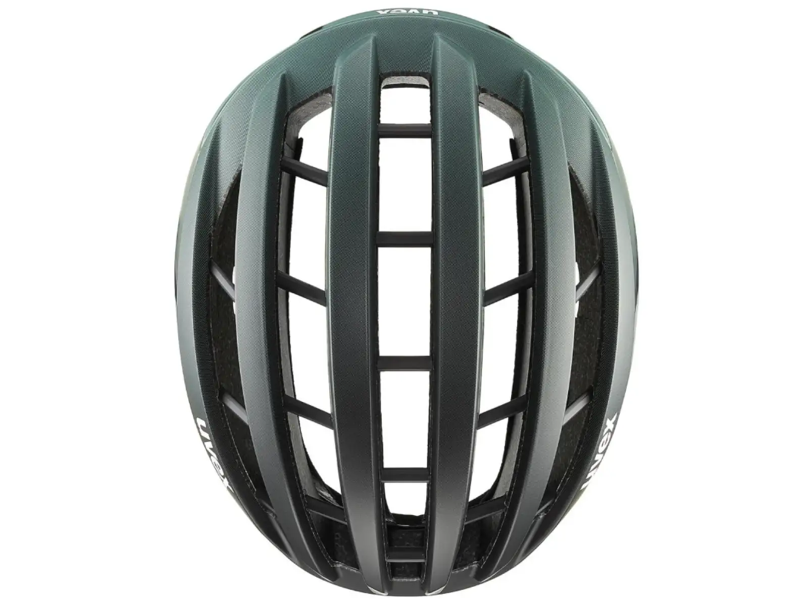 Uvex Surge Aero MIPS silniční přilba Black/Sage Green Matt