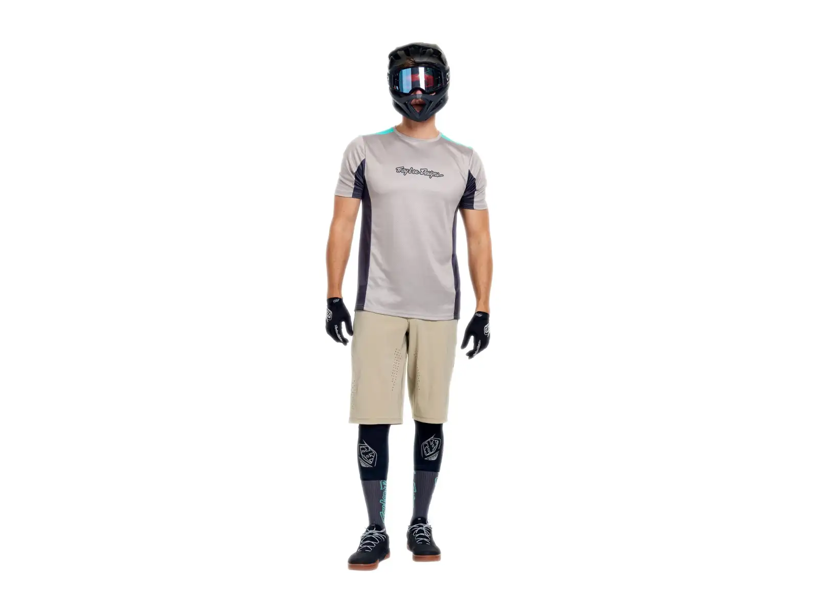 Troy Lee Designs Stage Signature pánský dres s krátkým rukávem Stone
