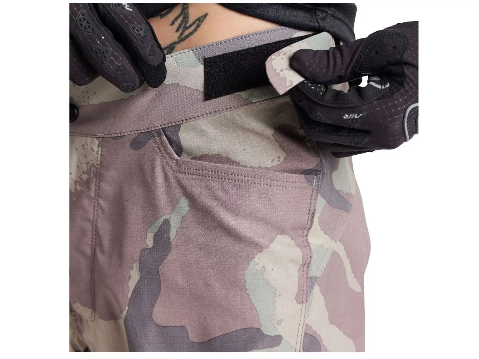Troy Lee Desings Flowline kraťasy s vložkou Camo Woodland