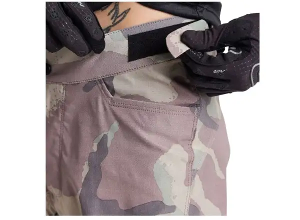 Troy Lee Desings Flowline kraťasy s vložkou Camo Woodland