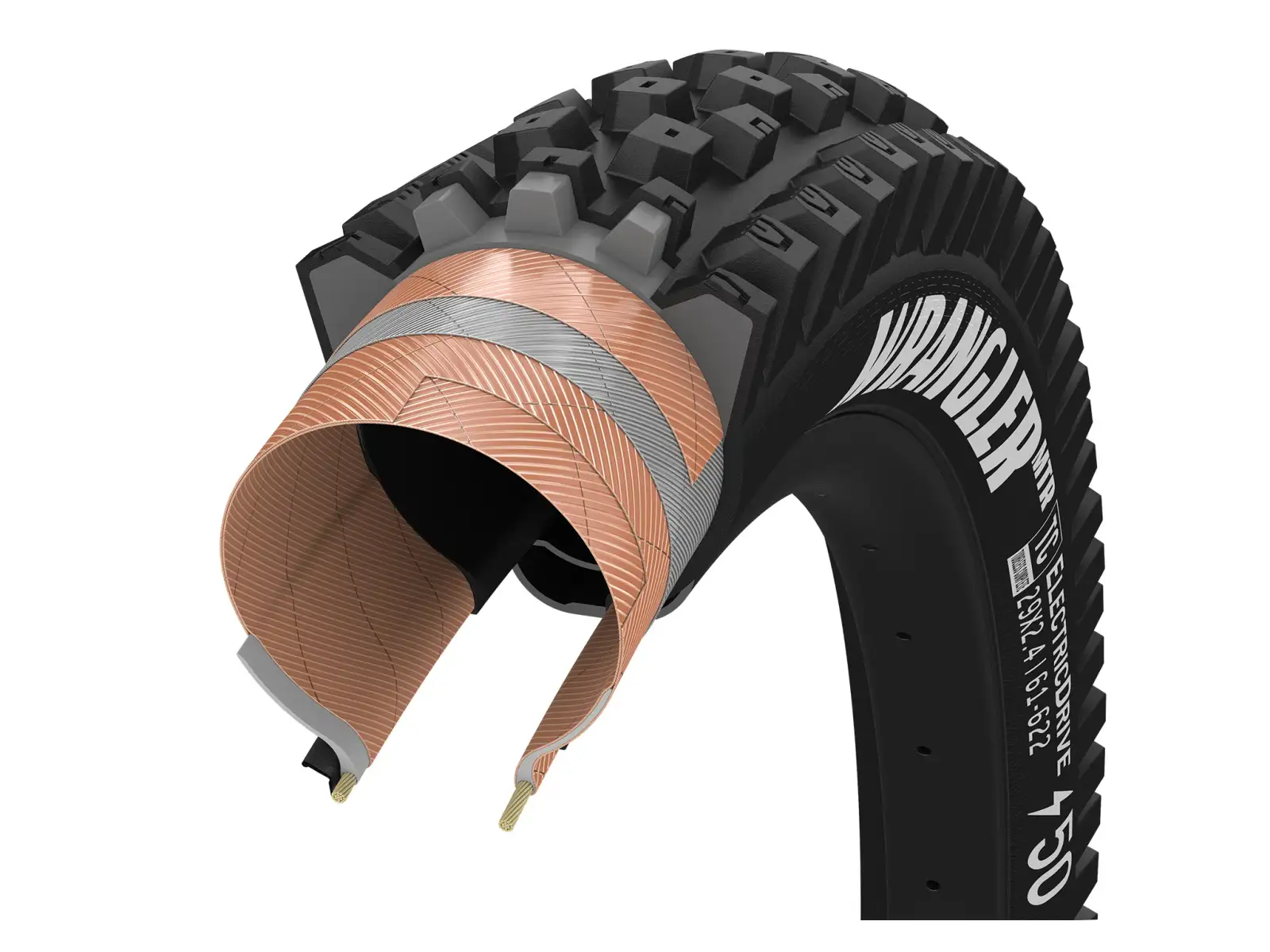 Goodyear Wrangler MTR ElectricDrive Tubeless Complete 29x2,40" MTB plášť kevlar