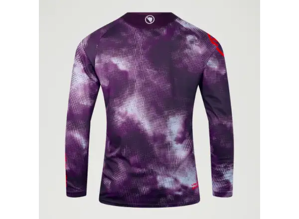 Endura Pixel Cloud pánský dres dlouhý rukáv Purple