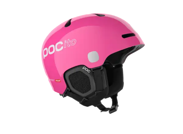 POC POCito Fornix MIPS dětská lyžařská helma Fluorescent Pink