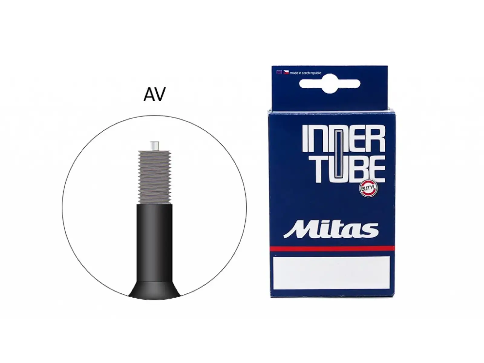 Mitas 14x1,25–1,75" AV 35 duše pro dětská kola