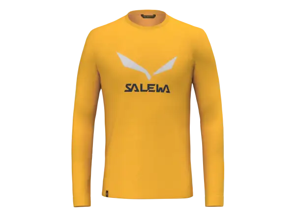 Salewa Solidlogo Dry pánské triko dlouhý rukáv Gold