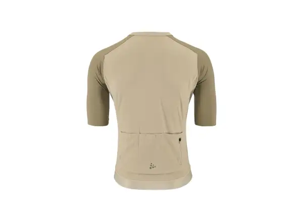 Craft Endur Training pánský dres krátký rukáv béžová