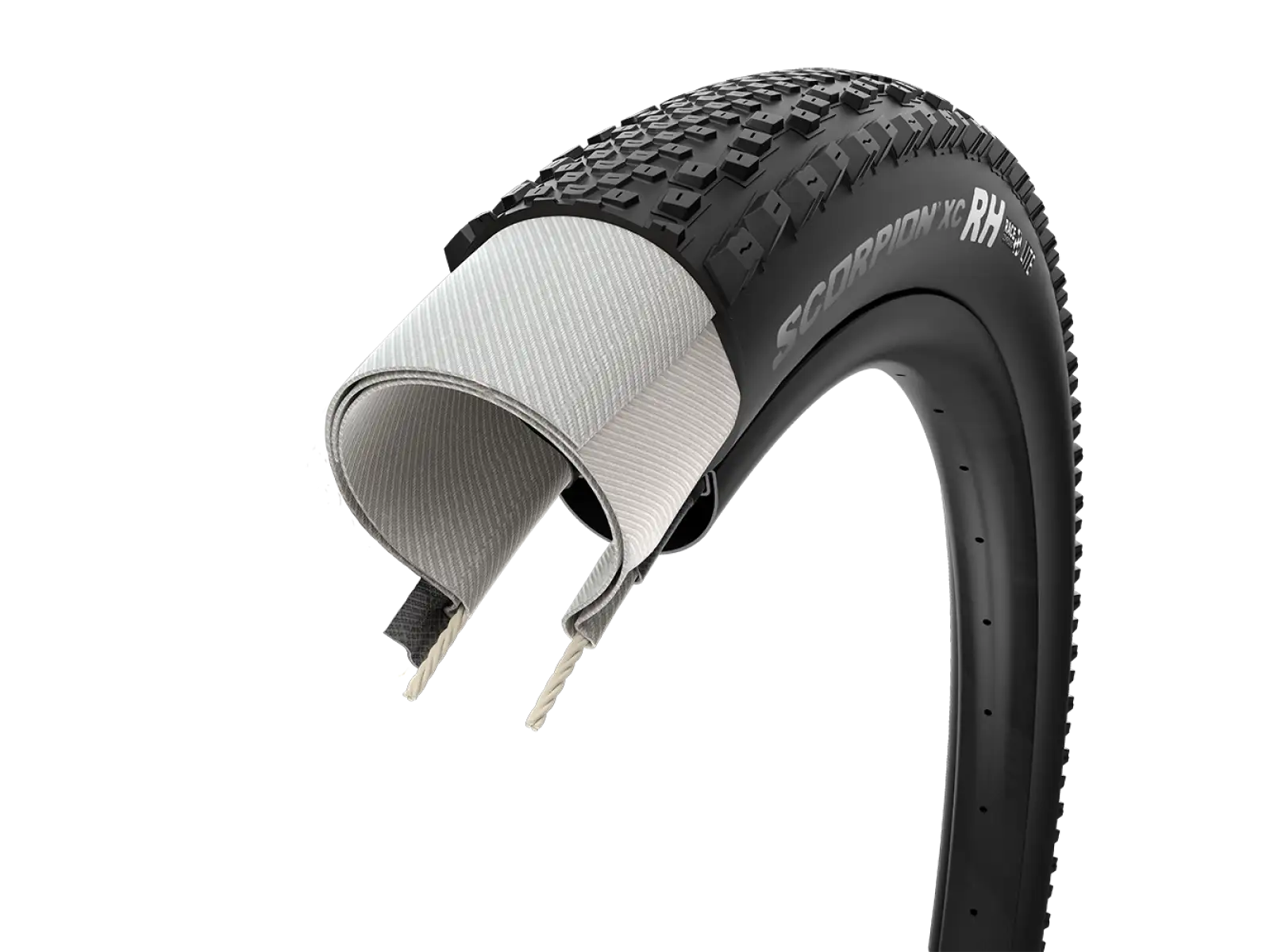 Pirelli Scorpion XC RH Lite 29x2,4 plášť kevlar stříbrný