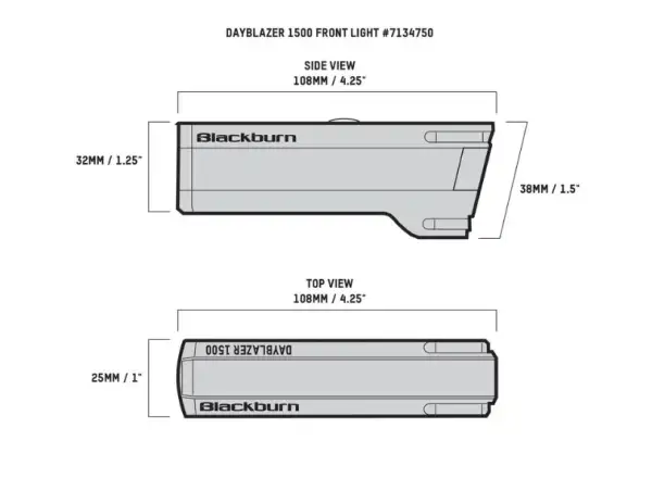 Blackburn Dayblazer 1500 USB-C přední světlo