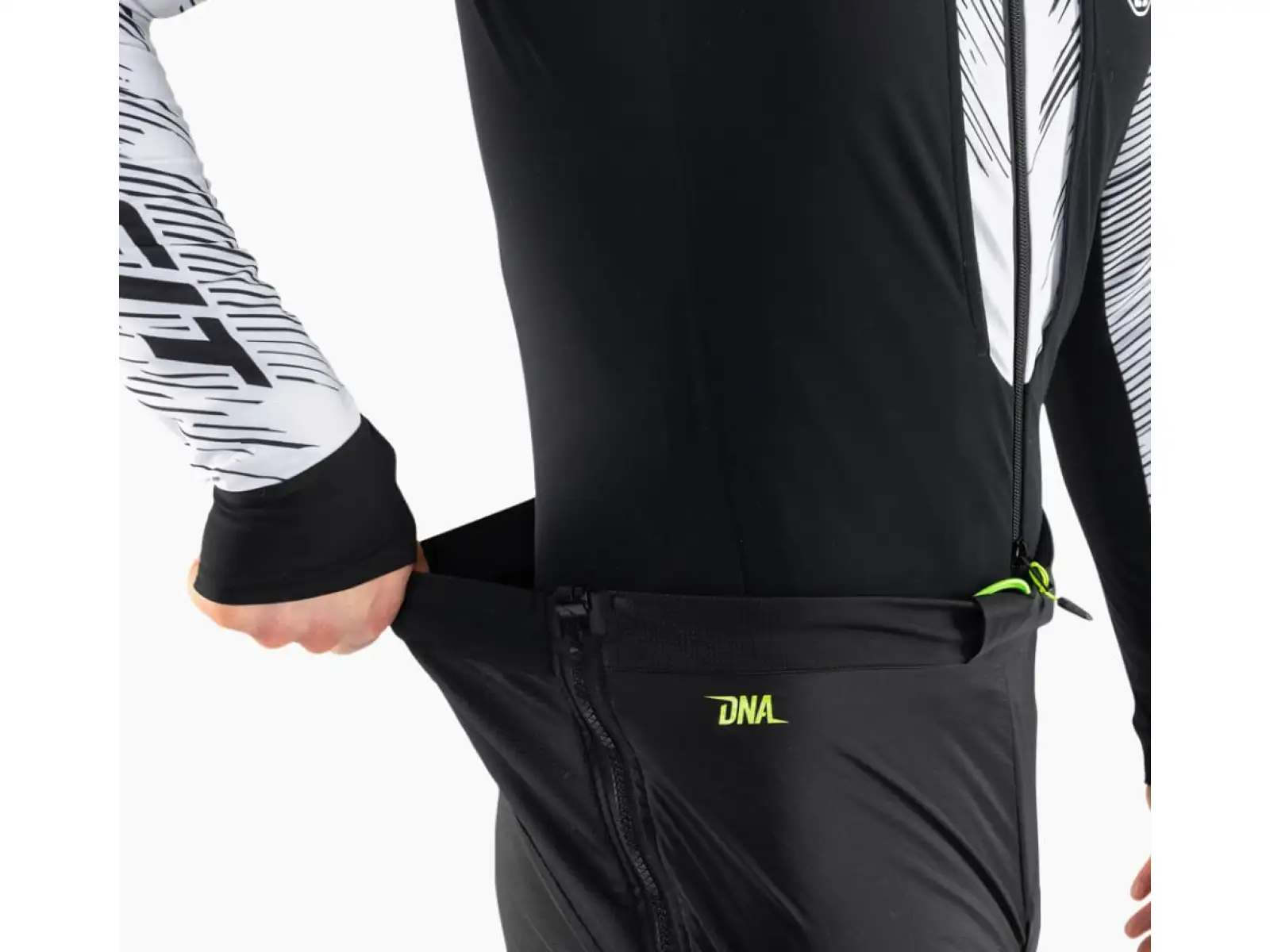Dynafit DNA Polartec Alpha unisex kalhoty black out nimbus