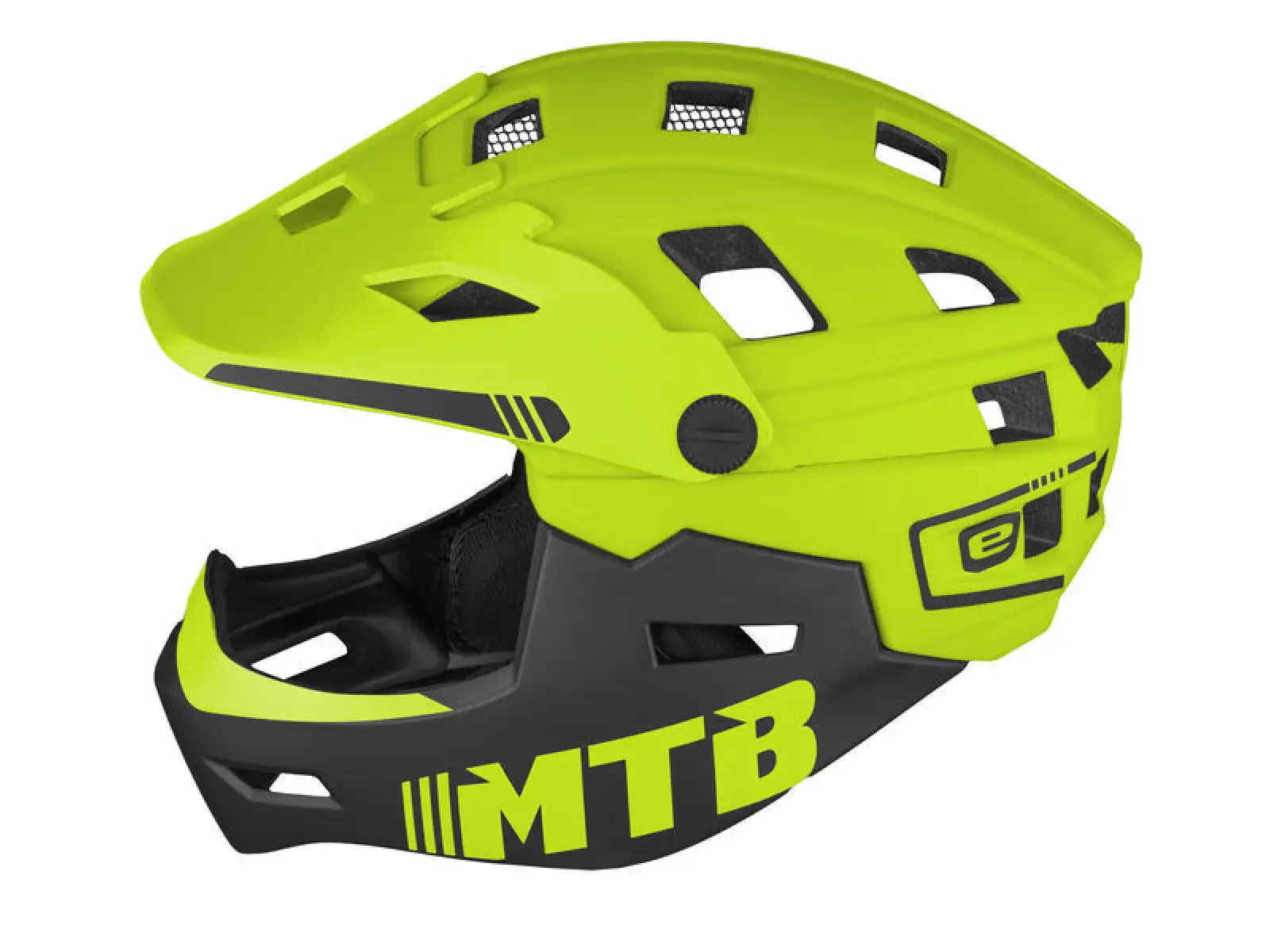 Etape Scudo dětská přilba limeta/černá mat
