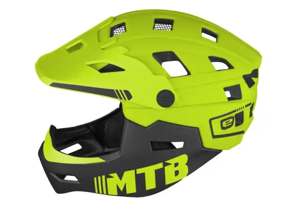 Etape Scudo dětská přilba limeta/černá mat