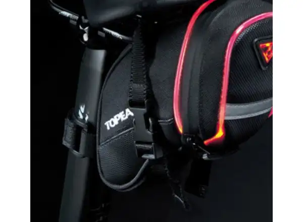 Topeak Aero Wedge iGlow Small podsedlová brašna s pásky