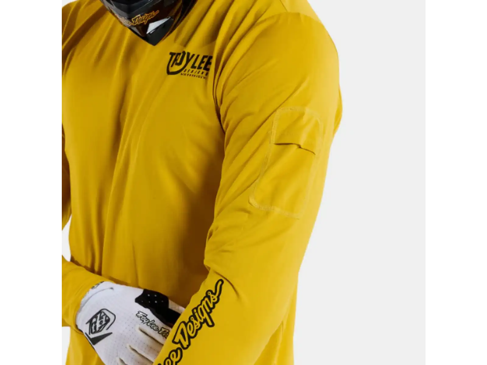 Troy Lee Designs Ruckus Ride Tee pánský dres dlouhý rukáv Eyez Safron