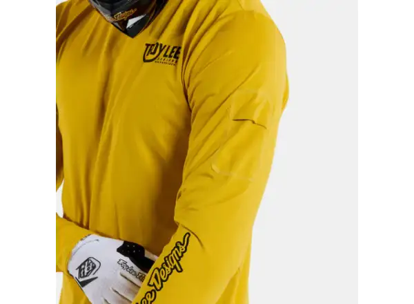 Troy Lee Designs Ruckus Ride Tee pánský dres dlouhý rukáv Eyez Safron