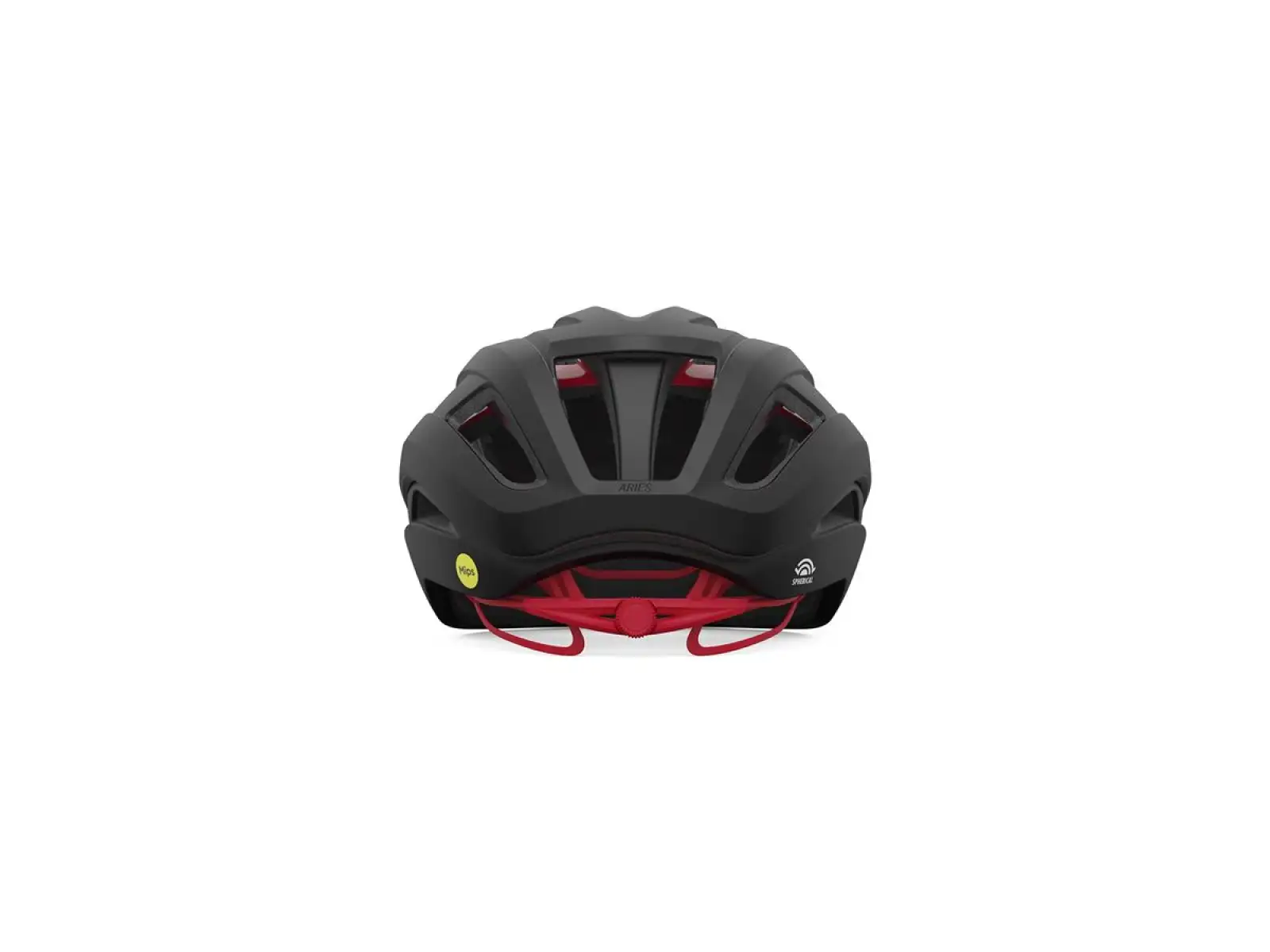 Giro Aries Spherical přilba Mat Carbon/Red