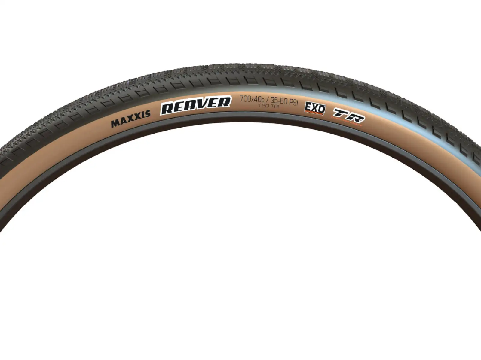 Maxxis Reaver 700x45C EXO TR gravel plášť  kevlar Tan Wall