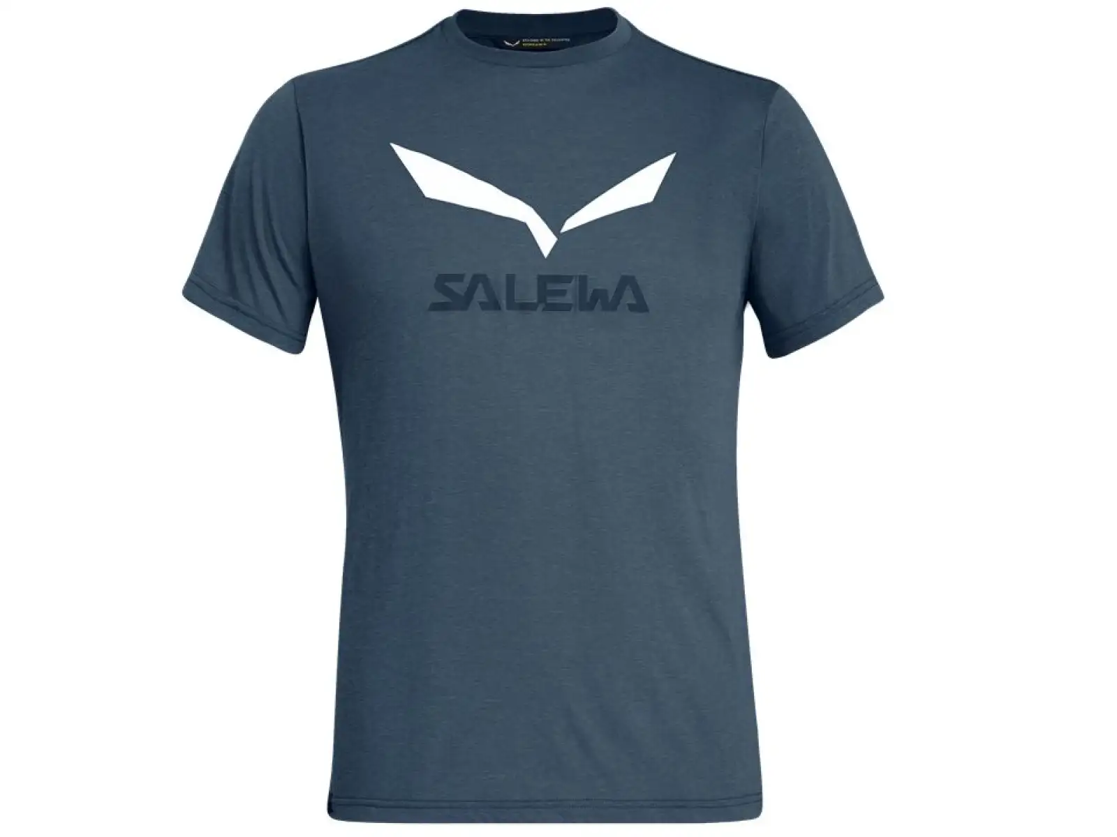 Salewa Solidlogo Dry M S/S Tee pánské triko premium navy melange