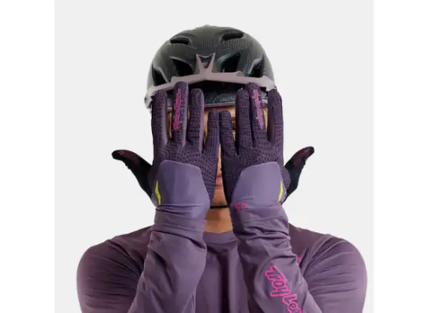 Troy Lee Designs Ace 2.0 Radioscape rukavice Deep Purple