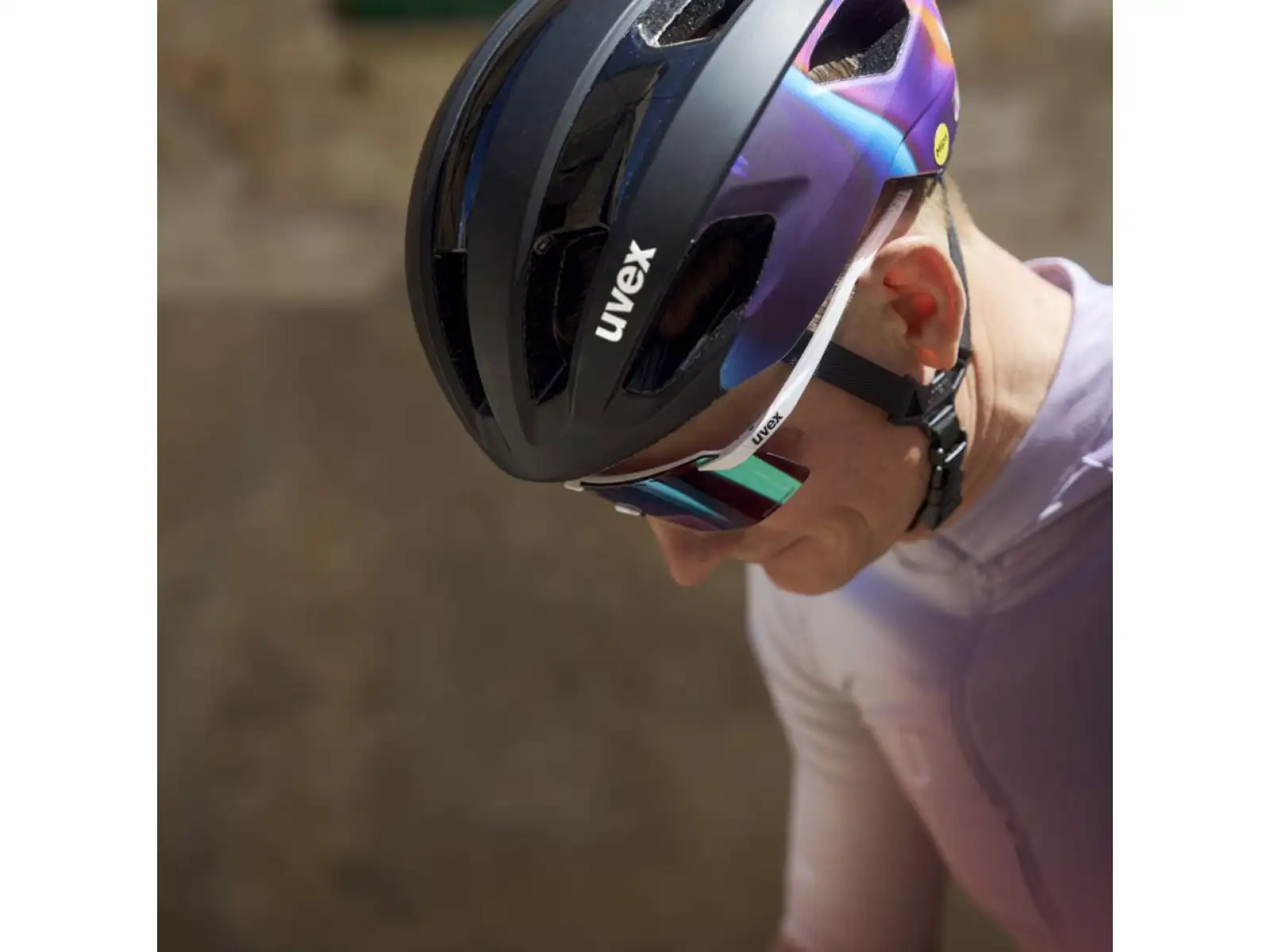 Uvex Rise Pro MIPS přilba Black/Galaxy