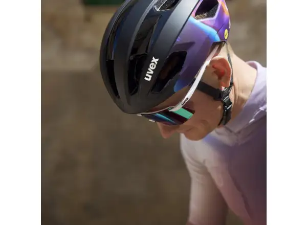 Uvex Rise Pro MIPS přilba Black/Galaxy