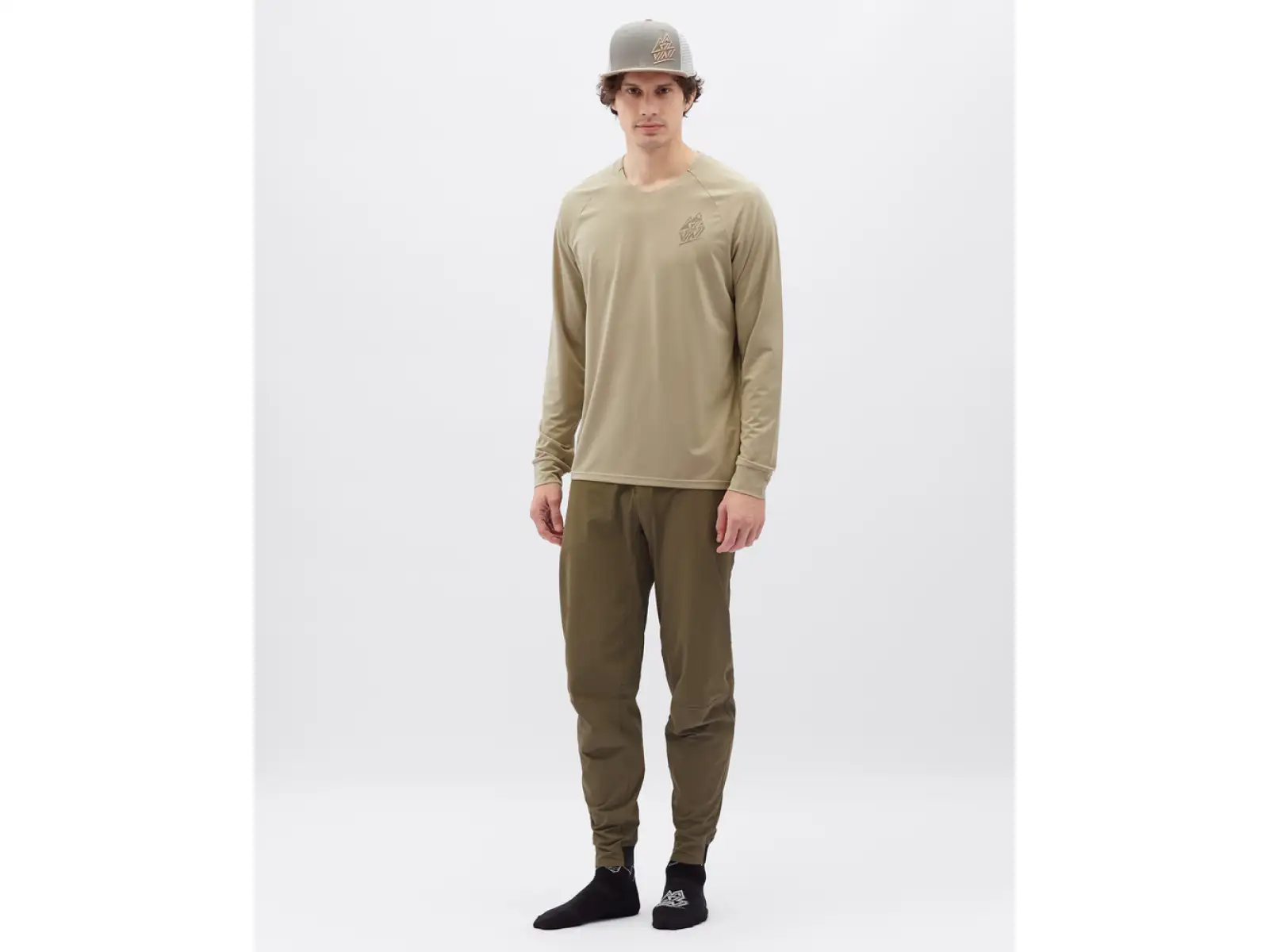 Silvini Cortino pánský dres dlouhý rukáv Cream