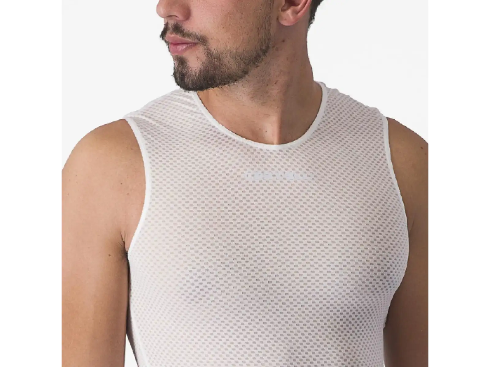 Castelli Pro Mesh 2.0 funkční triko bez rukávu White