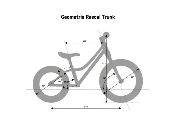 Rascal Trunk dětské odrážedlo
